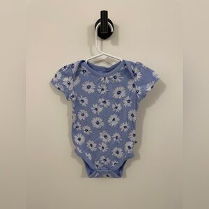 Baby Gap 6-12 months blue with flowers onesie